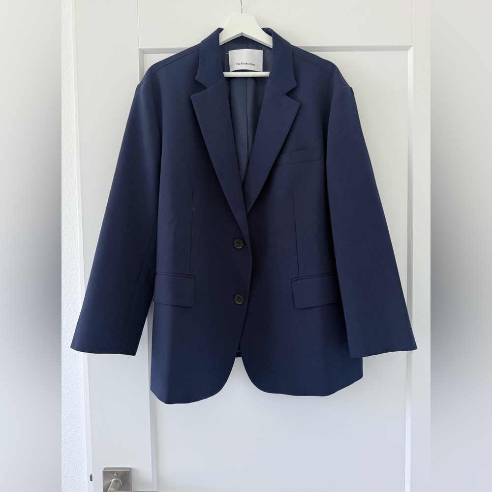 The Frankie Shop Bea Blazer Navy XS